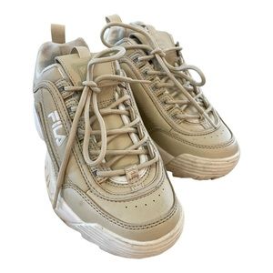 Fila Disruptor II Nude Women’s Fashion Athletic Sneaker Size 5.5